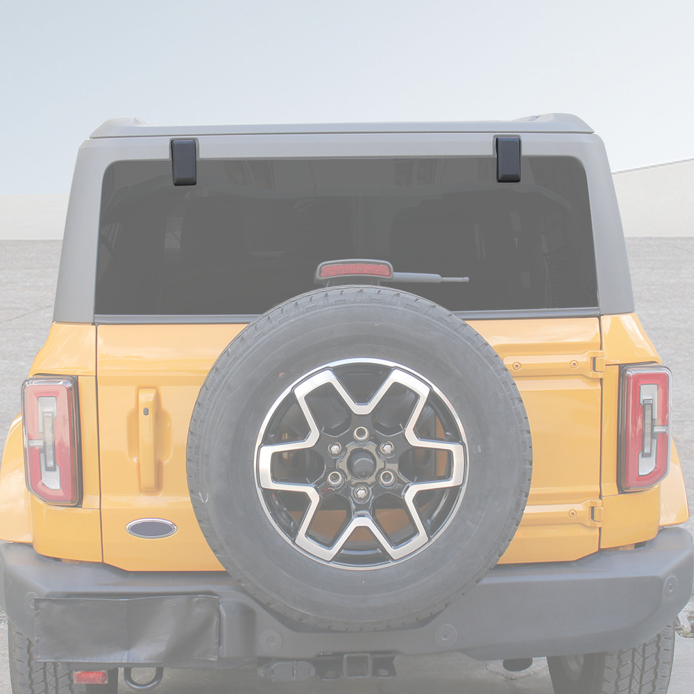 Replacement Part Liftgate Window Glass Hinge Cover Caps For Ford Bronco 2021-25
