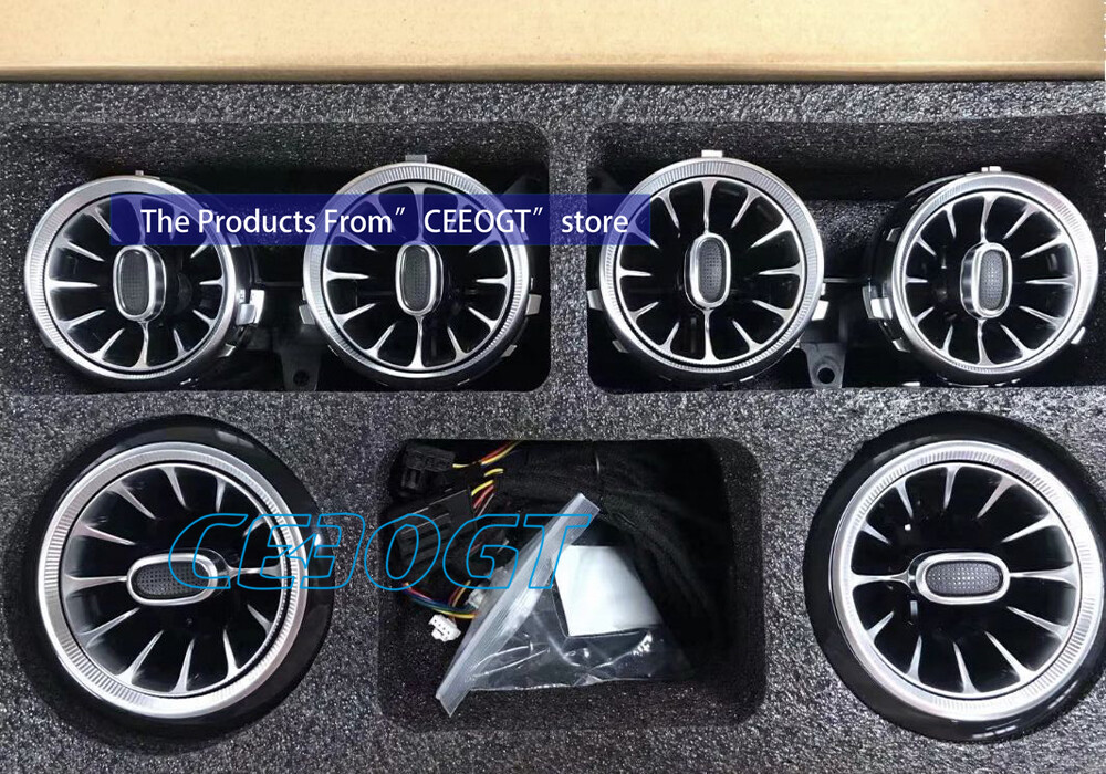 For Mercedes Benz E Class W213 64 Colors Front Rear Air Vent LED Ambient Light