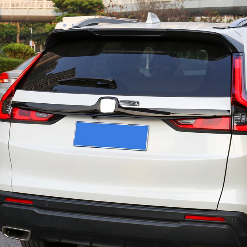 Black Rear Door Trunk Lid Cover Trim 1pcs For Honda CR-V CRV 2023 2024 2025