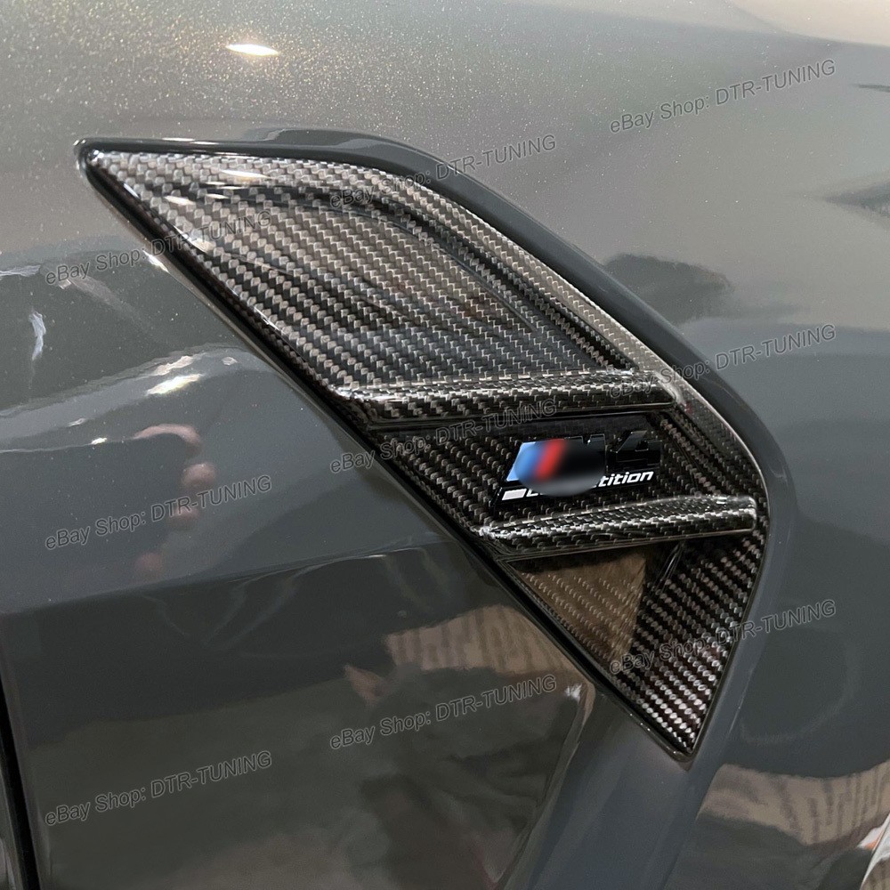 Carbon Fiber Side Vents Fender Air Humidifier Gills For BMW M4 CS/M4 CSL/3.0 CSL