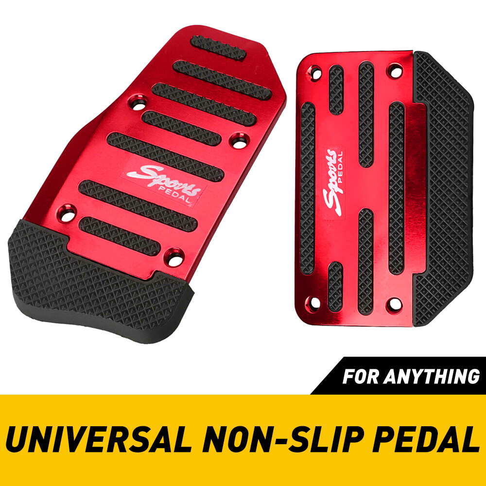 Universal Red Non-Slip Automatic Gas Brake Foot Pedal Pad Cover Car Auto Part US