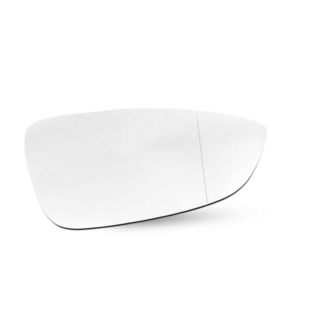 Piece of 1 Mirror Glass Heated Passenger Side RH For Volkswagen Eos 2009-2016