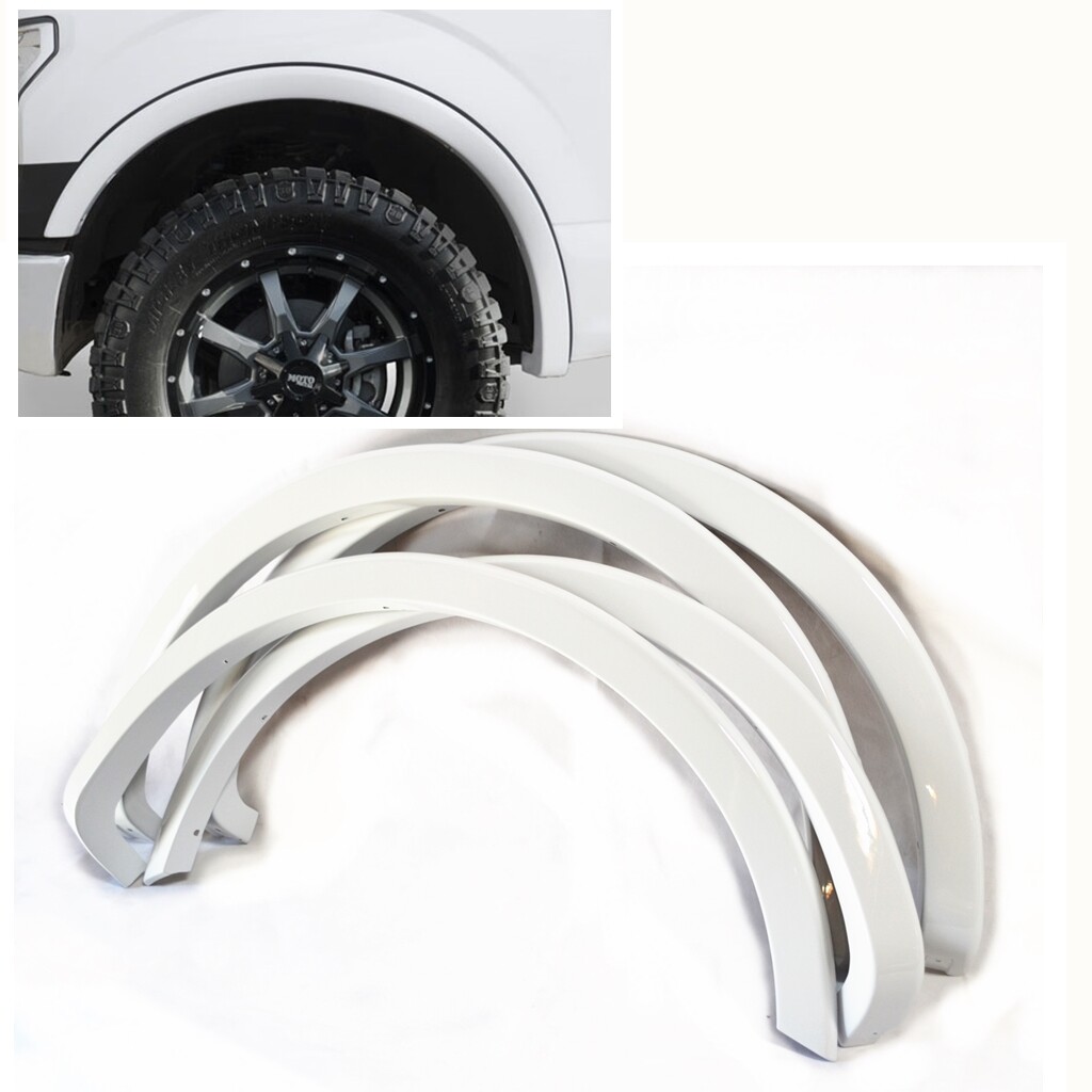 Painted Z1 Oxford White For 09-14 FORD F150 Fender Flares Protector
