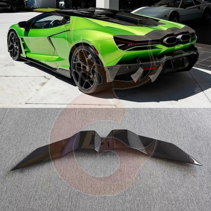 For Lamborghini Revuelto 2024+ Dry Carbon Fiber Rear Tail Trunk Spoiler Wing