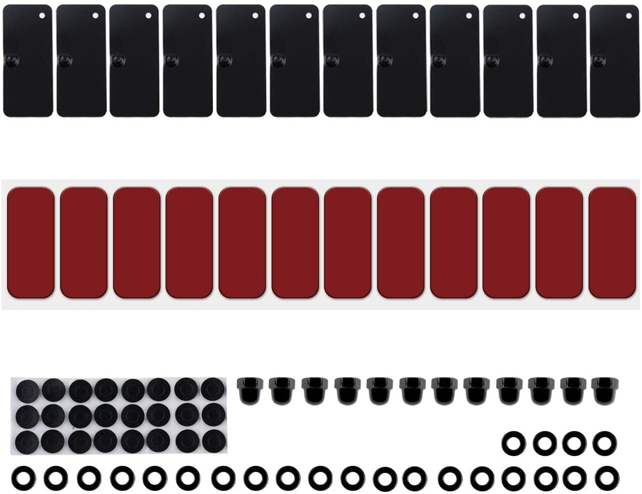 Window Louver Replacement Hardware Double Sided 3M Mounting Installation Kit