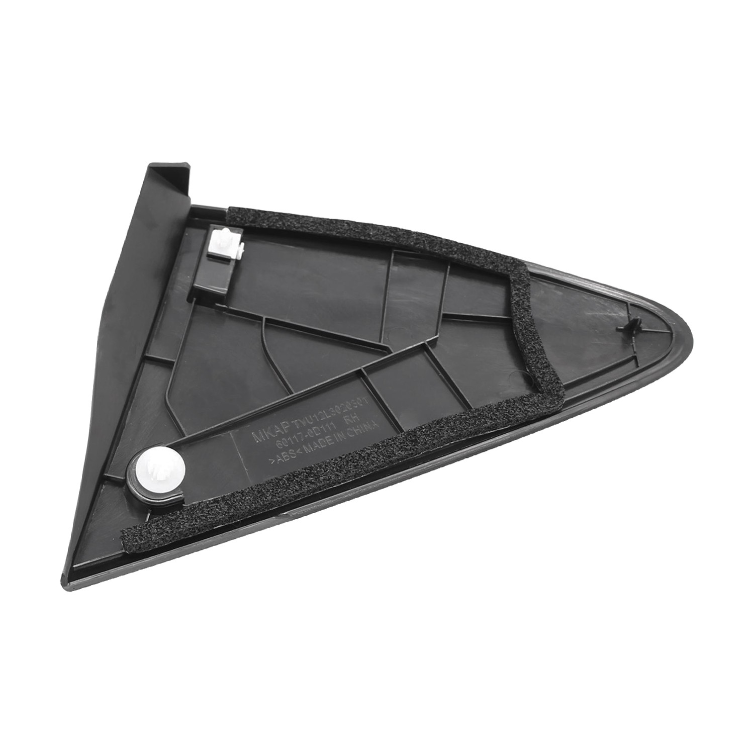 Right Mirror Molding Triangle Trim Corner Cover For Toyota Yaris 2012 2013 2014