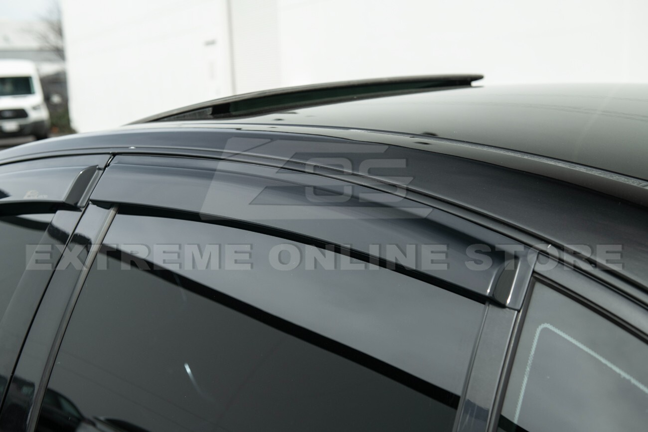 EOS Visors For 14-17 Chevy SS Tape On Style Side Vents Window Visors Rain Guards