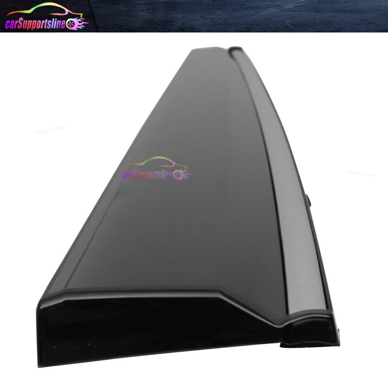 Fits 17-22 CR-V Slim Style Window Visor Guard w/ Chrome Trim & Silver Mugen