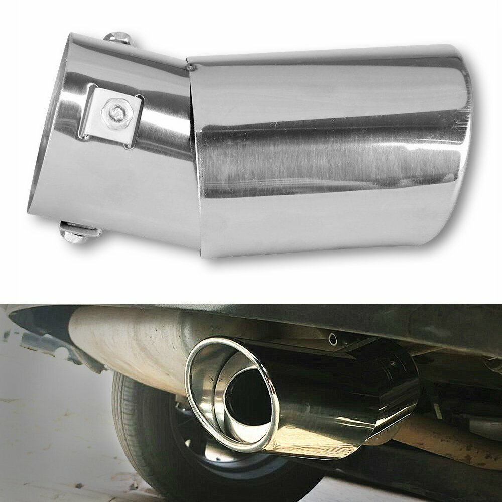 Car Exhaust Muffler Tail Stainless Pipe Tip Steel Replacement Accessories CN