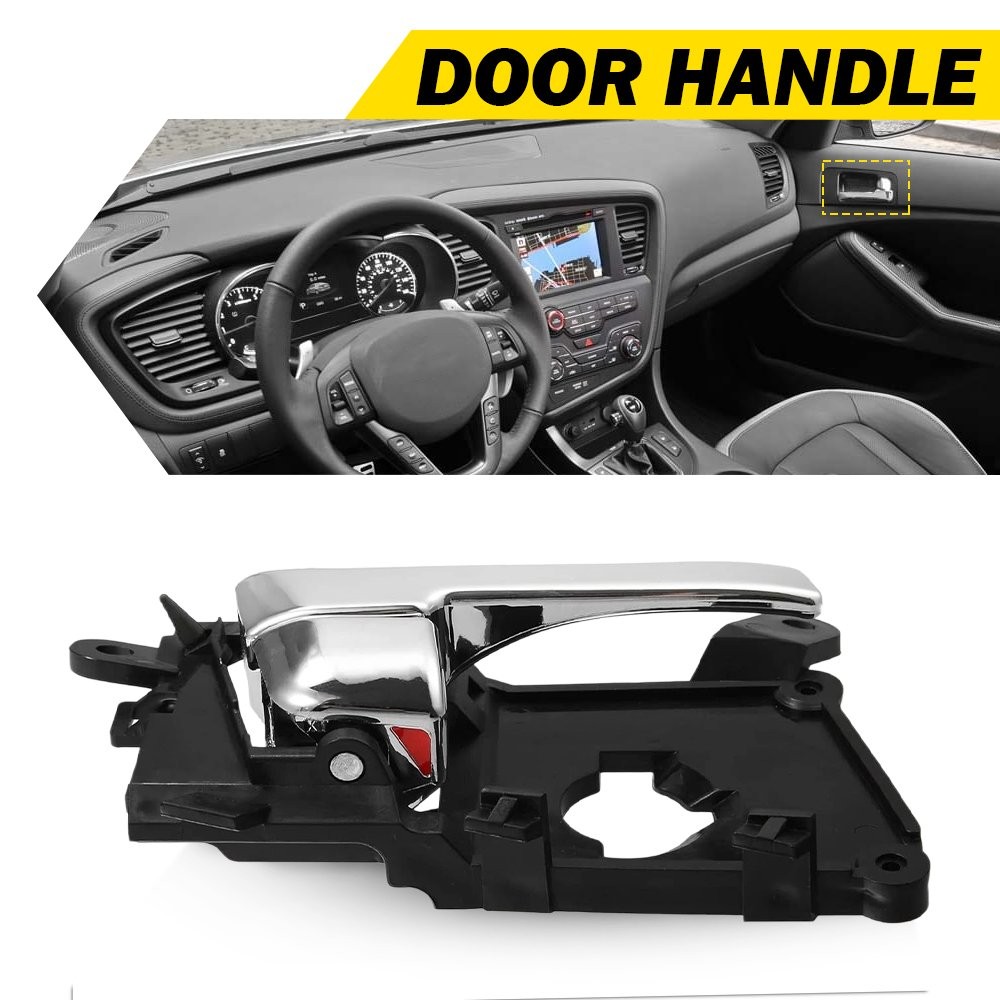 Interior Inner Inside Door Handle Chrome Front Right 1X For 2011-2013 Kia Optima