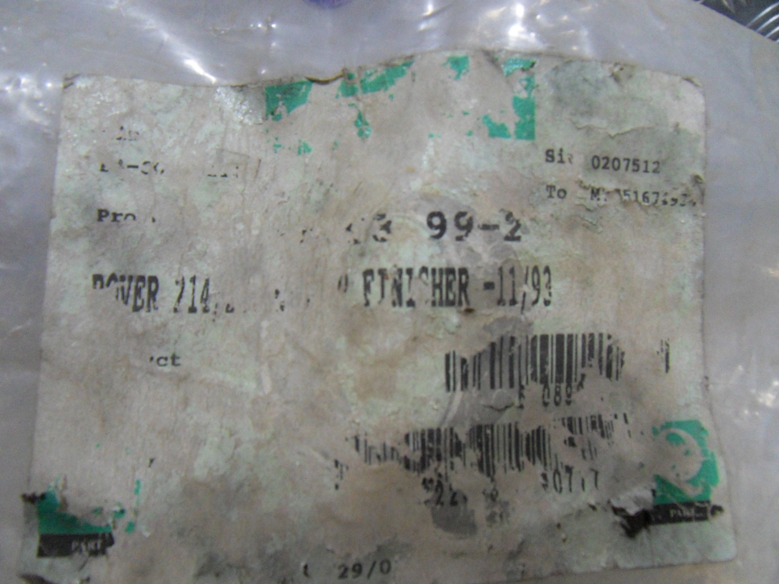 Rover 214 Mk2 Front right lower headlight trim finisher panel 1989 to 1992 NOS