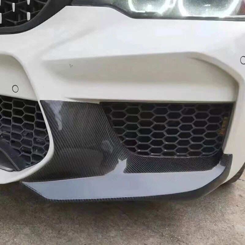 For 2017-20 BMW F90 M5 Dry Carbon Fiber Performance Style Front Bumper Splitters