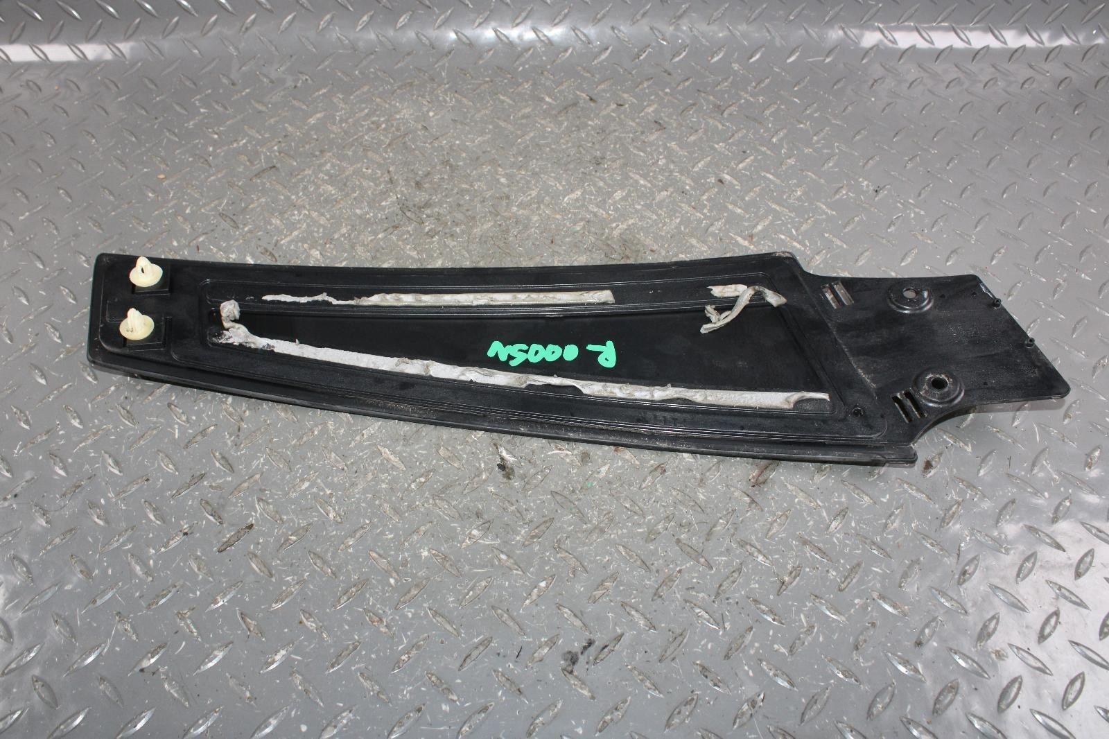 12-15 Tesla Model S Black Passenger Right RH B Pillar Exterior Trim Panel OE WTY
