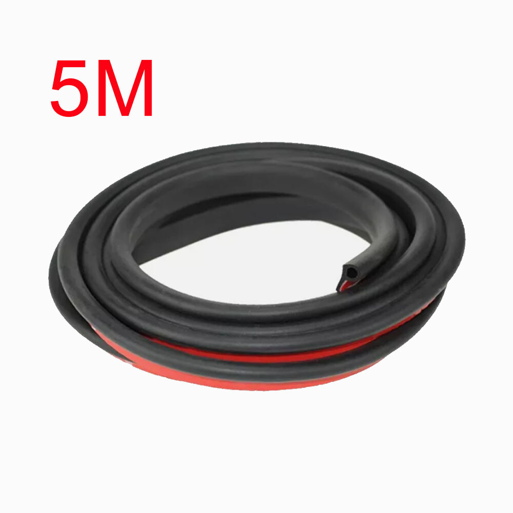 16FT 5M Car Door Trim Sealing P Shape Rubber Strip Seal Weatherstrip Universal