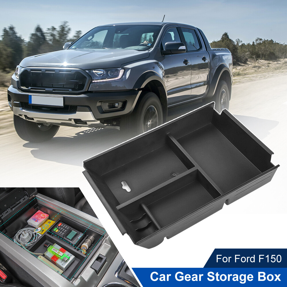 For Ford F150 2009-2014 Center Console Storage Box Organizer Glove Tray Holder