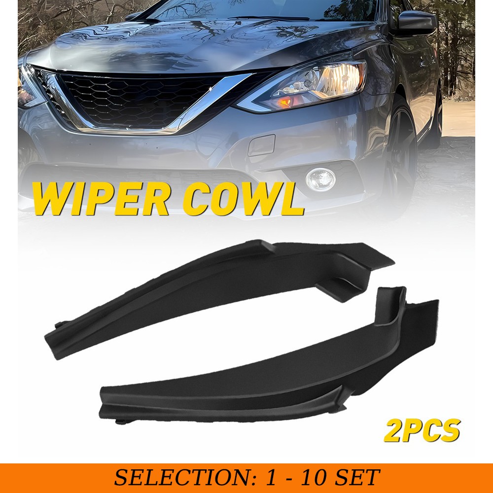 2-20X Front Wiper Side Cowl Extension Cover Trim L&R Fit Nissan Sentra 2013-2019