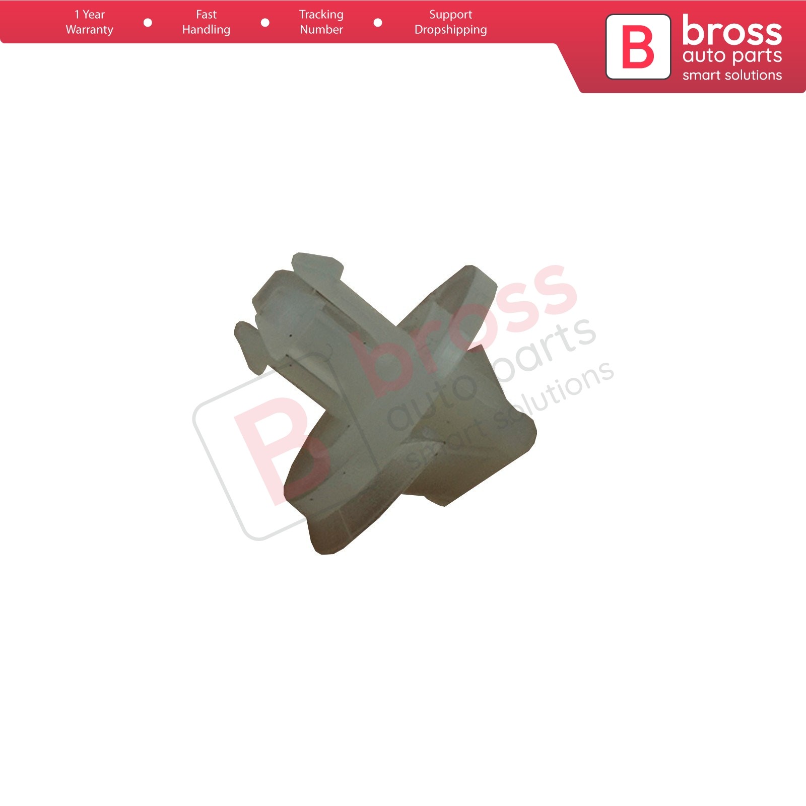 Bross Auto Parts BCF5049 10 Pieces Door Lock Holder Clip for Renault