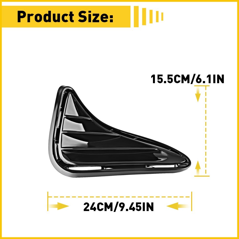 Fog Light Covers For 2017-2019 Toyota Corolla Left & Right 2Pcs New