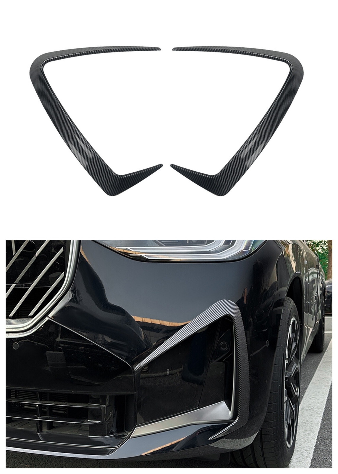 Car Front Bumper Side Vent Trim For 2025 BMW X3 G45 M Sport