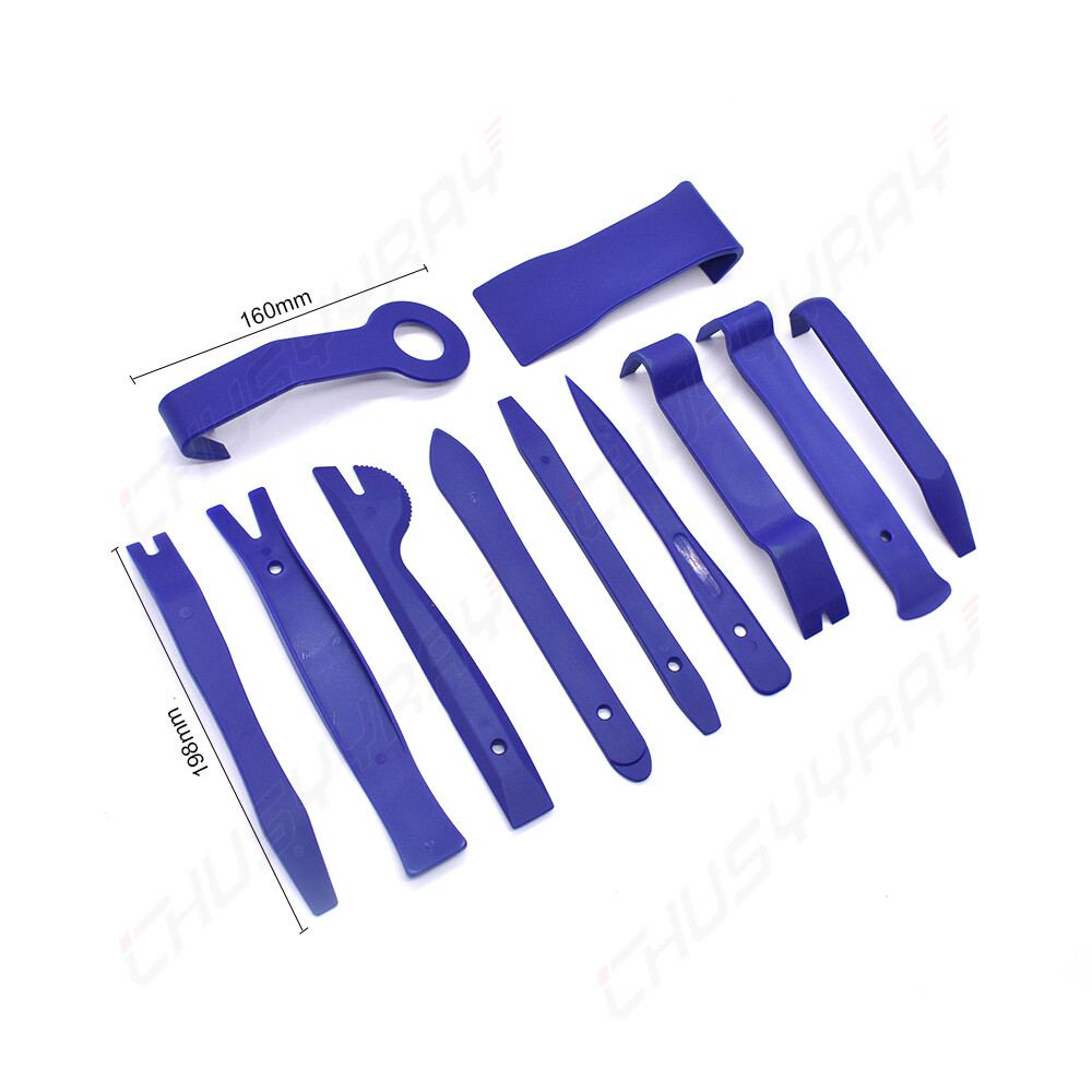 11Pcs Plastic Universal Panel Removal Open Pry Car Accessories Tools Trim Kit