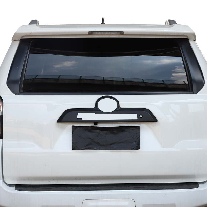 Matte Black Rear Trunk Tailgate Handle Decor Cover Trim Bezels For 4Runner 2010+