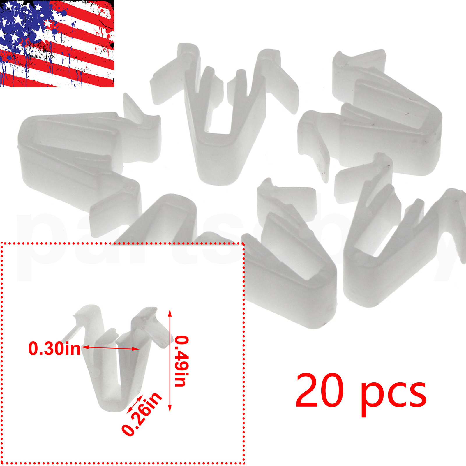 20x Repair Fastener Hold Door Garnish Moulding Clips fit for Toyota A21369