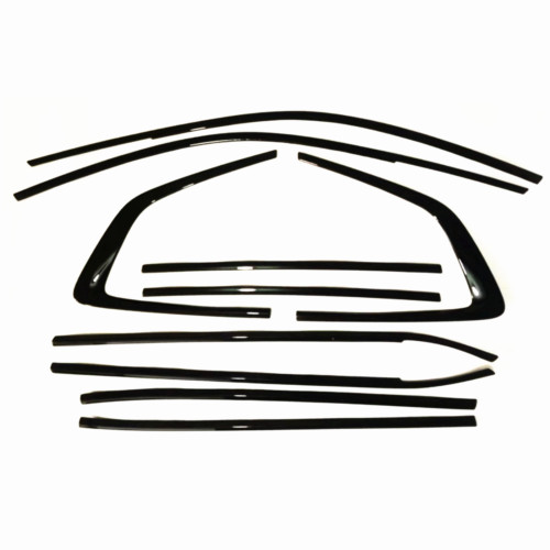 Fits For BMW G01 X3 2018-2022 Window Decorative Strip Molding Trims Gloss Black