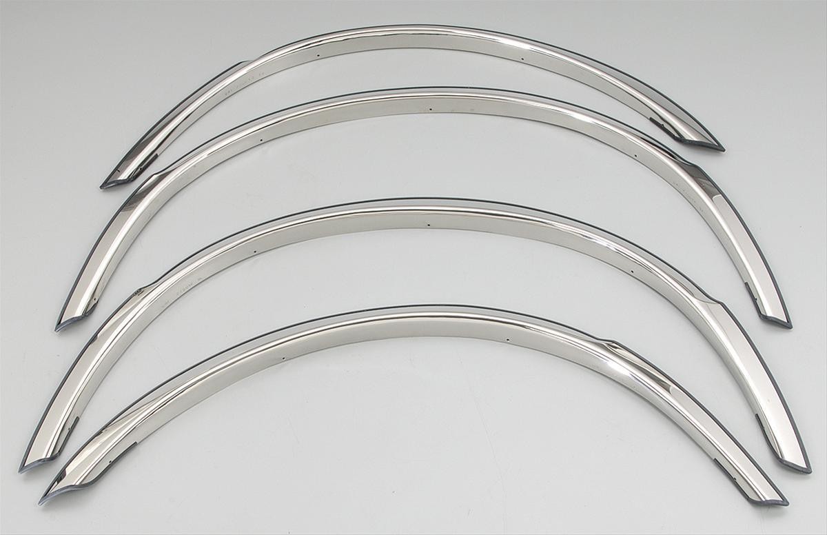 THE BEST! FENDER TRIM FOR INFINITI Q45 97-01 Stainless Steel High Polish SET/4