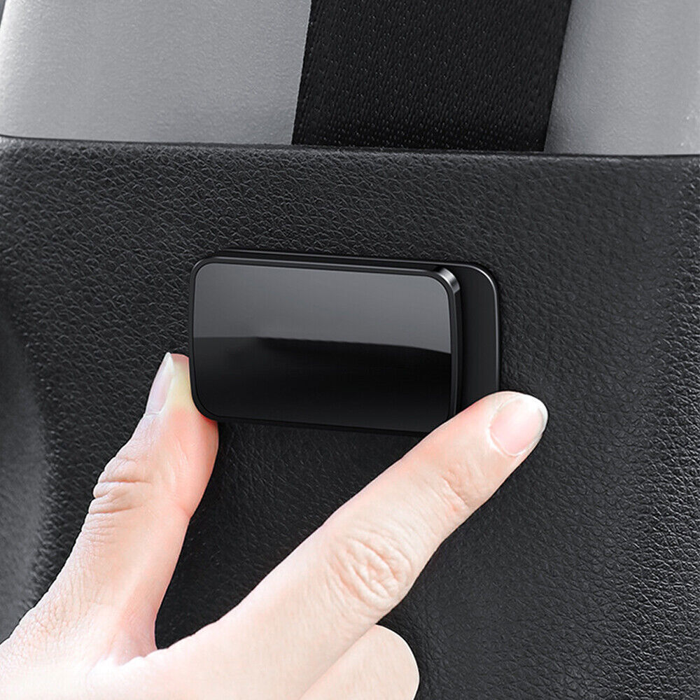 2x Magnetic Car Seat Belt Buckle Fixed Stabilizer Limiter Stopper Holder Parts