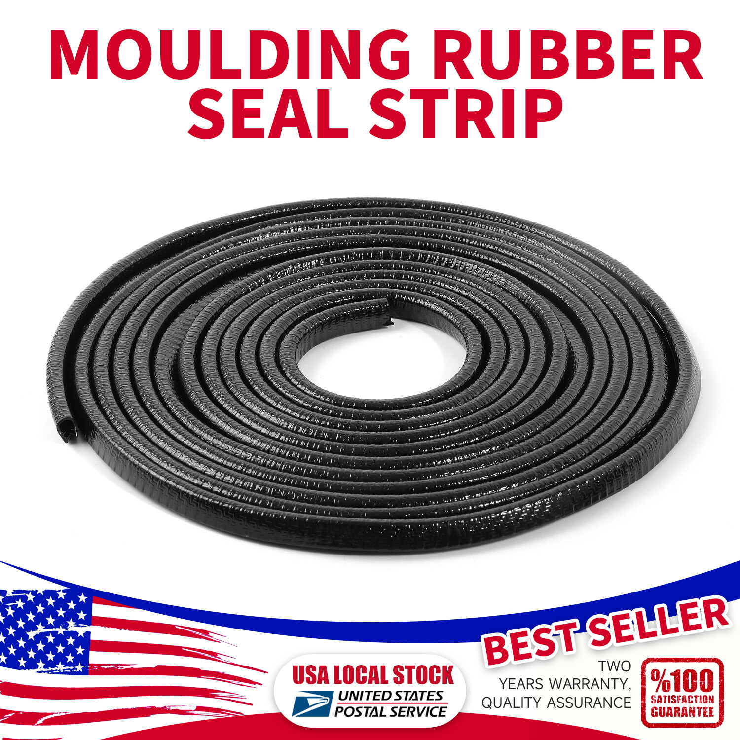 20ft Car Door Edge Trim Molding Rubber Seal Strip Scratch Protector Guard Decor