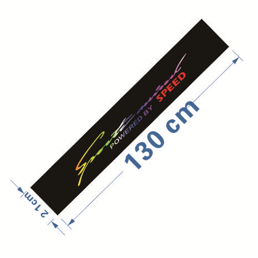 Laser Colorful Reflective Decal Sticker Decorative For Car Window Windshield
