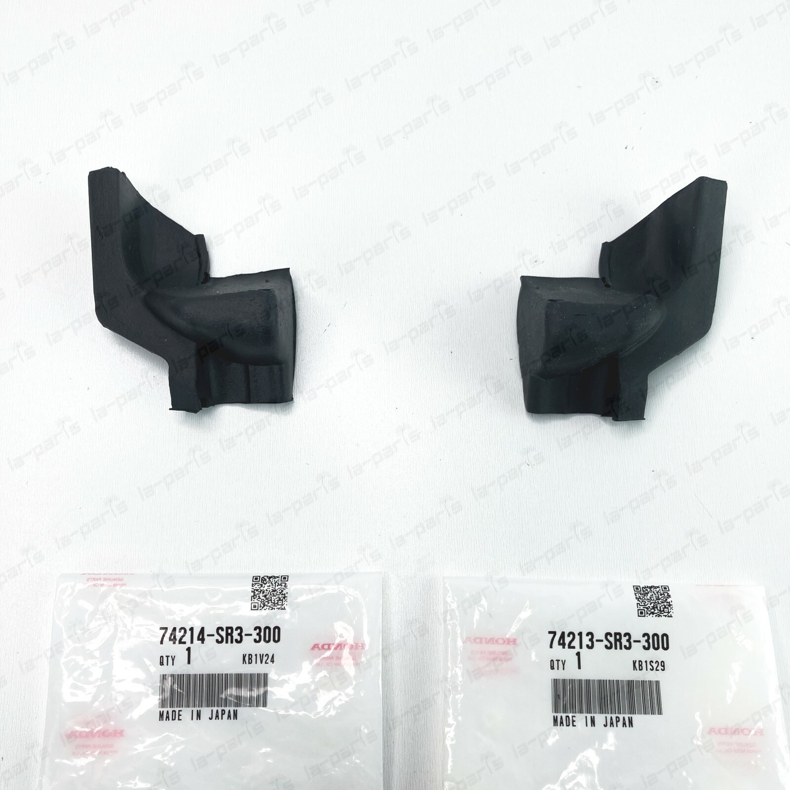 GENUINE HONDA CIVIC EG6 SIR RIGHT + LEFT SIDE BONNET HOOD HINGE RUBBER COVER