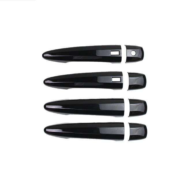 Bright black Front Door Handles Cover Trim For Nissan Rogue 2021-2026