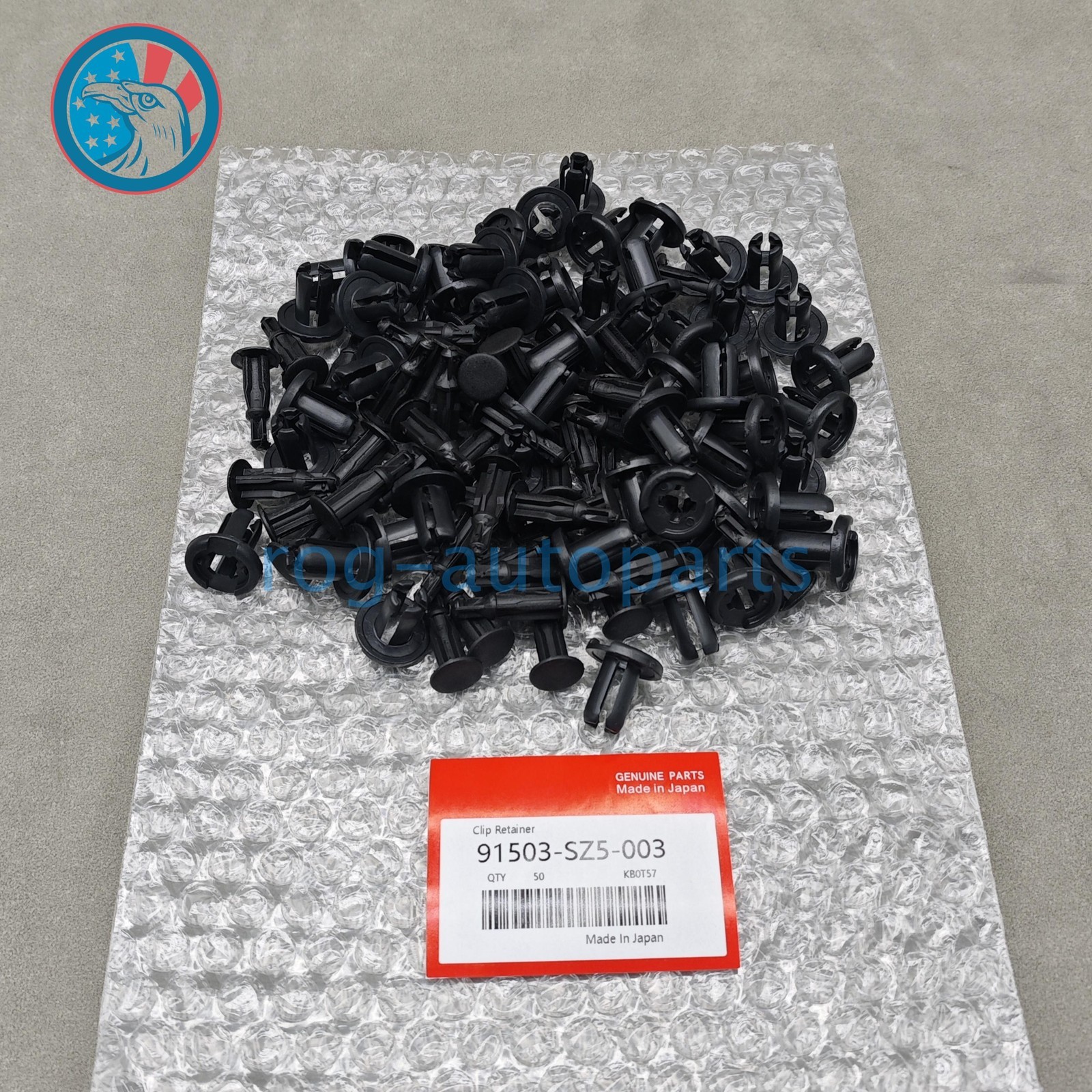 OEM 50PCS 10mm Clips Bumper Rivets Retainer Fastener Hood Fender For Honda USA!!
