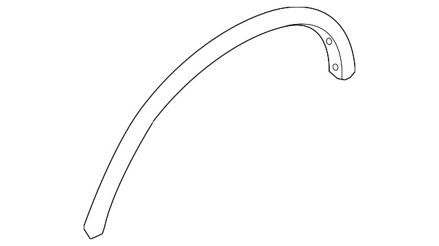 Genuine Nissan Wheel Opening Molding 78861-4BA0A