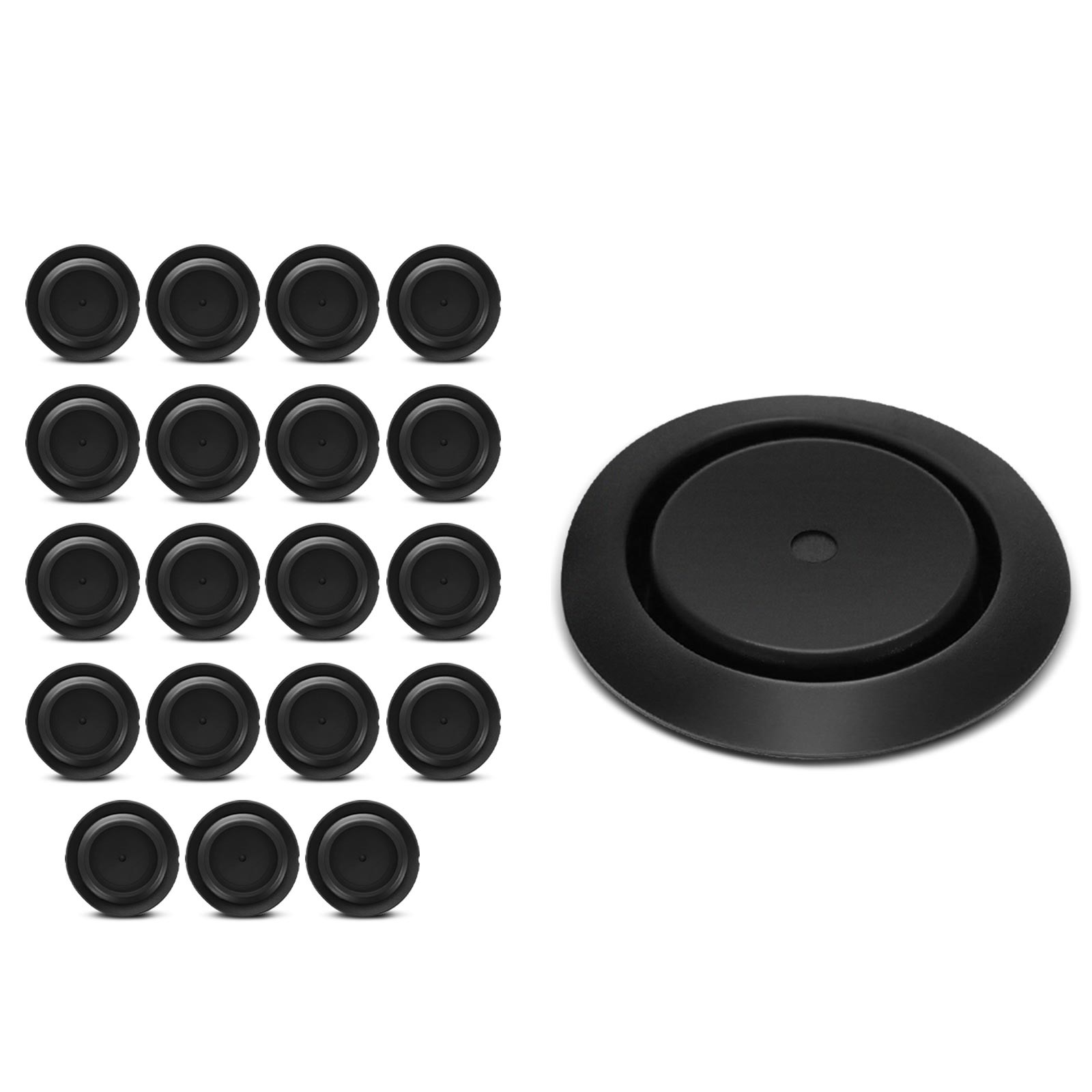 A-Premium 20x 2mm Sunroof &Body Hole Plug Cover Retainer Clips for Nissan Altima
