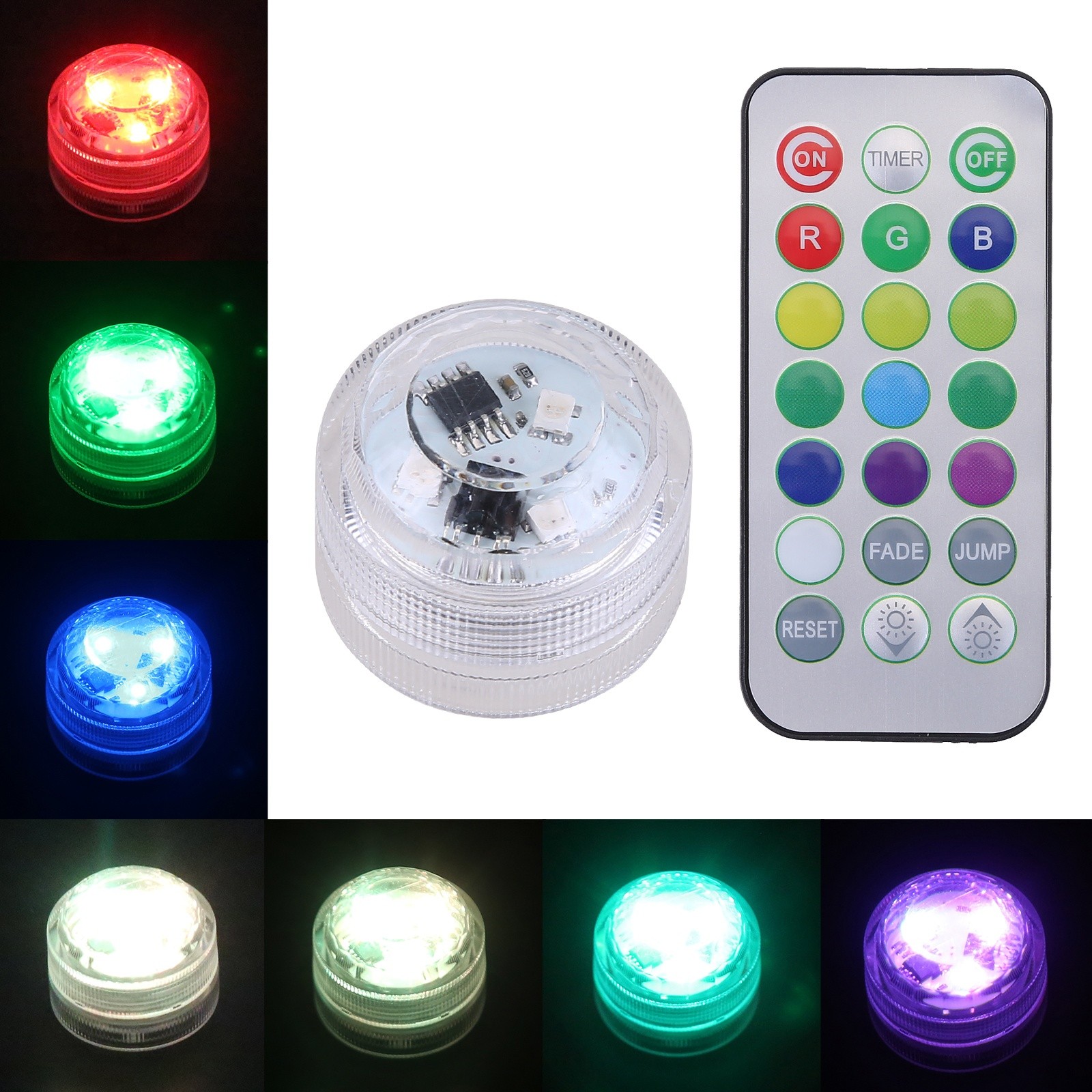 Multicolor LED Lights Car Interior Accessories Atmosphere Lamp W/ Remote Control