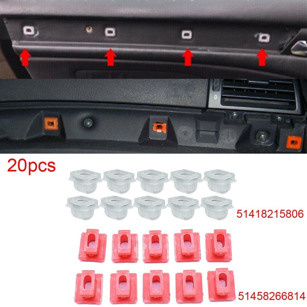 For 3 Series E46 E90 Trim Clips Plastic For T��r Interior Dash
