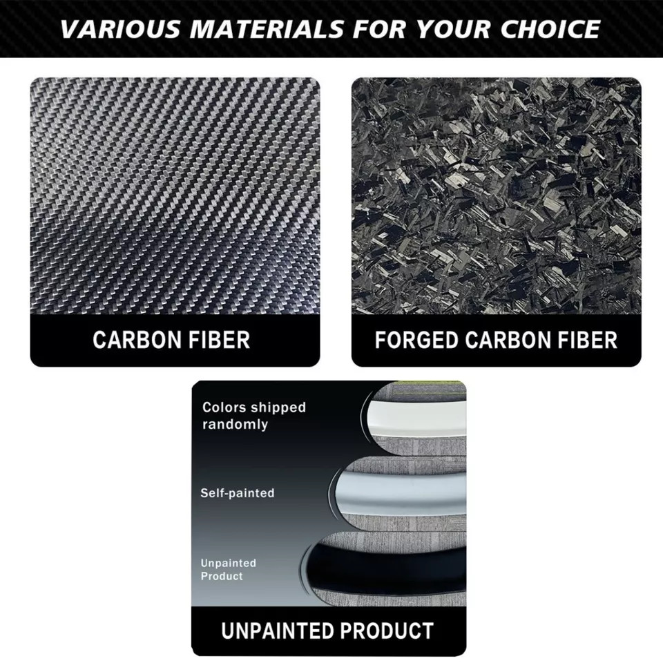 Carbon Fiber/Unpainted Side Fender Flare Wheel Arch Cover Fits Mini Cooper F56