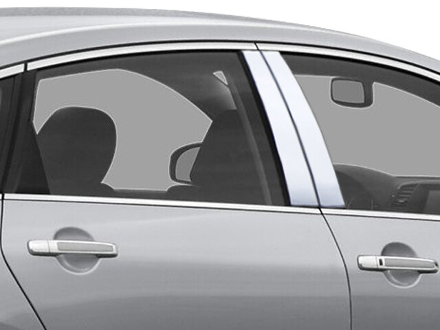 Stainless Steel Pillar Trim 4 Pc For 2006-2010 Infiniti M35/45