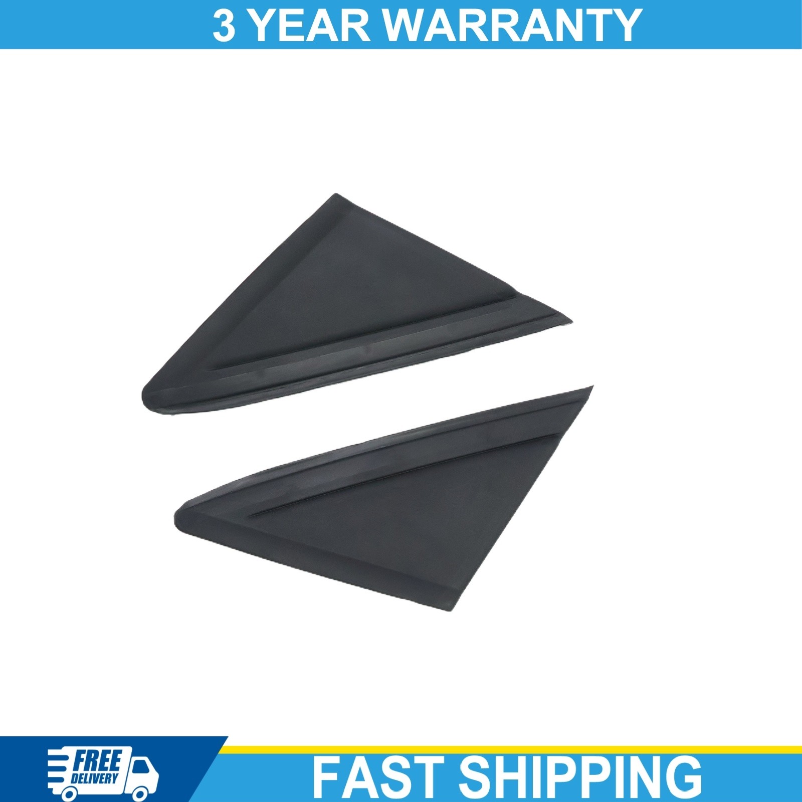 New Front Left+Right Mirror Corner Triangle Fender Cover For 2013-19 Ford Escap