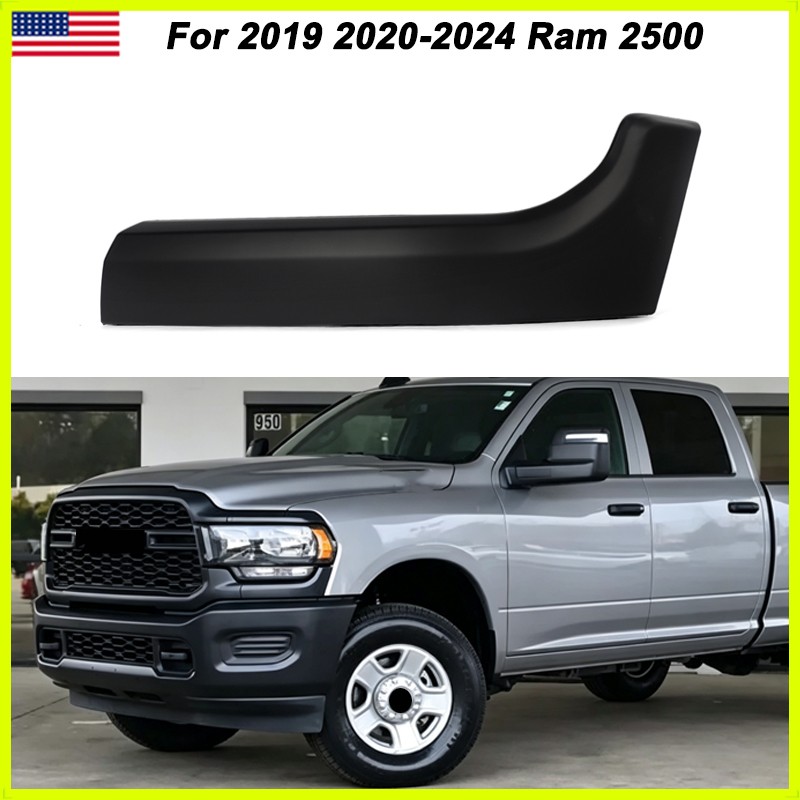 Unpainted Front Headlight Molding Trim Left Side For RAM 2500 3500 2019-2024 New