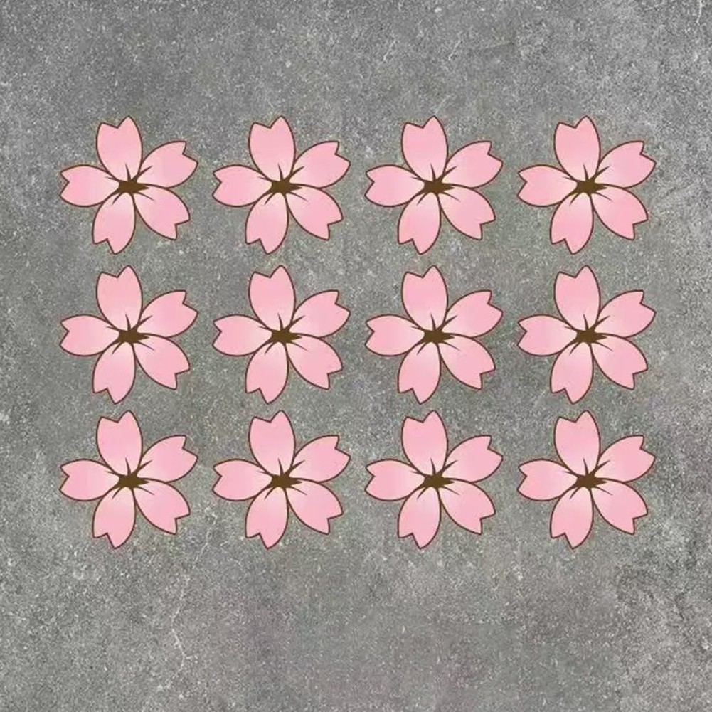 Decorative Car Stickers Flowers PVC Tube Stickers for Motorcycle Helmet