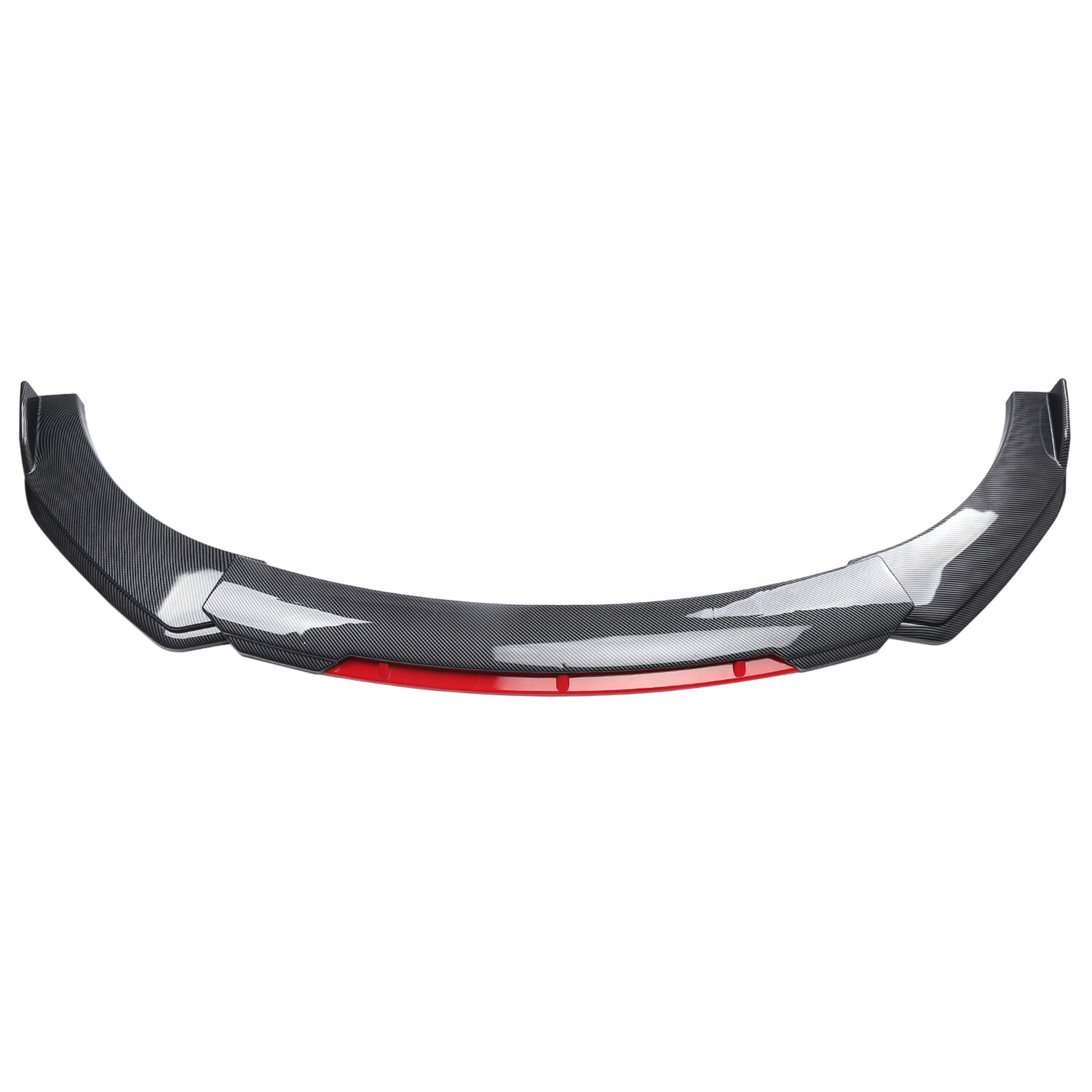 For 5 Series f10 G30 M5 front Bumper Lip Spoiler Splitter Carbon fiber Black+Red