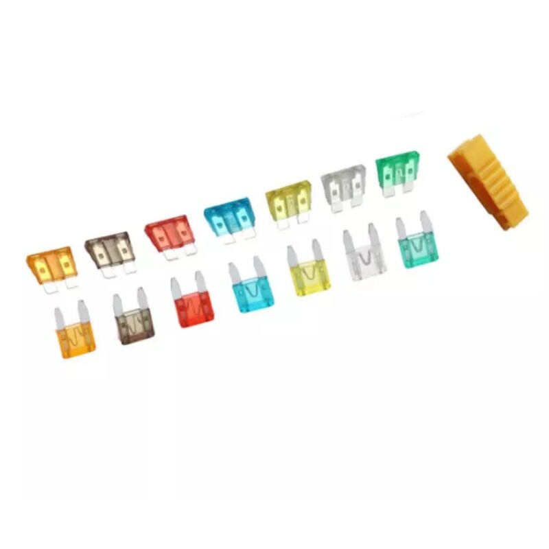 220Pcs Car Fuse Assortment Assorted Kit Blade Set for Auto SUV Truck Automotive