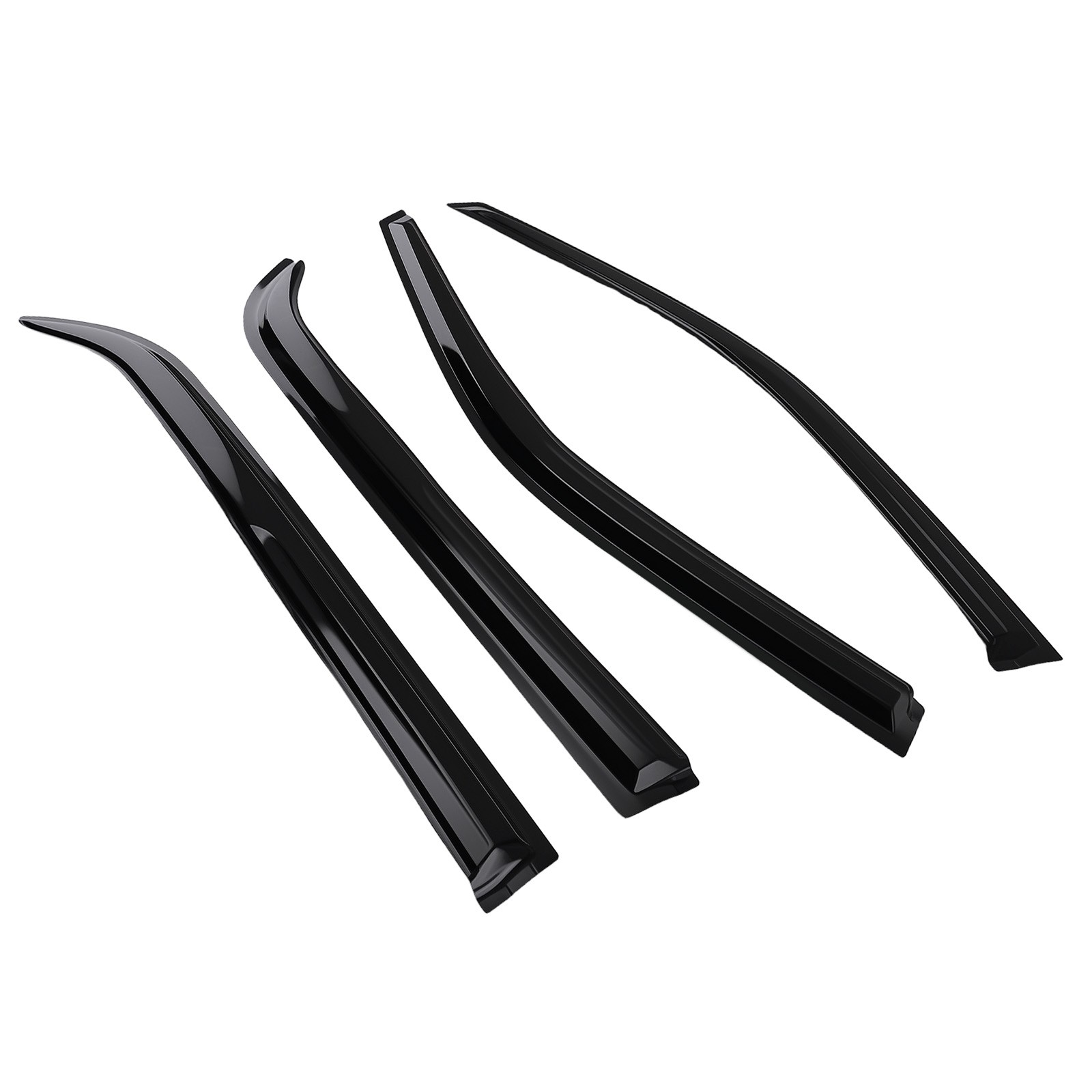 Acrylic Side Window Visors Set for Ford Explorer 2011-2019 Outside Mount 4PCS