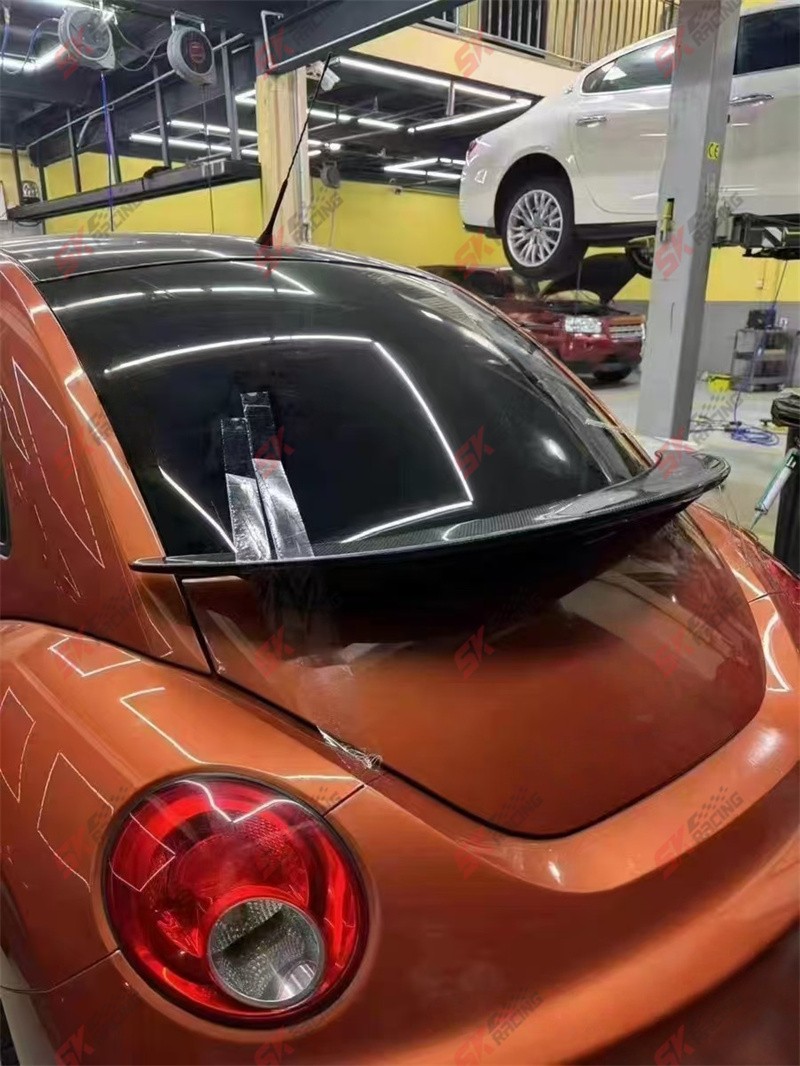 Unpainted/Glossy Black Rear Trunk Spoiler Wing For Volkswagen Beetle GL GLS 98+