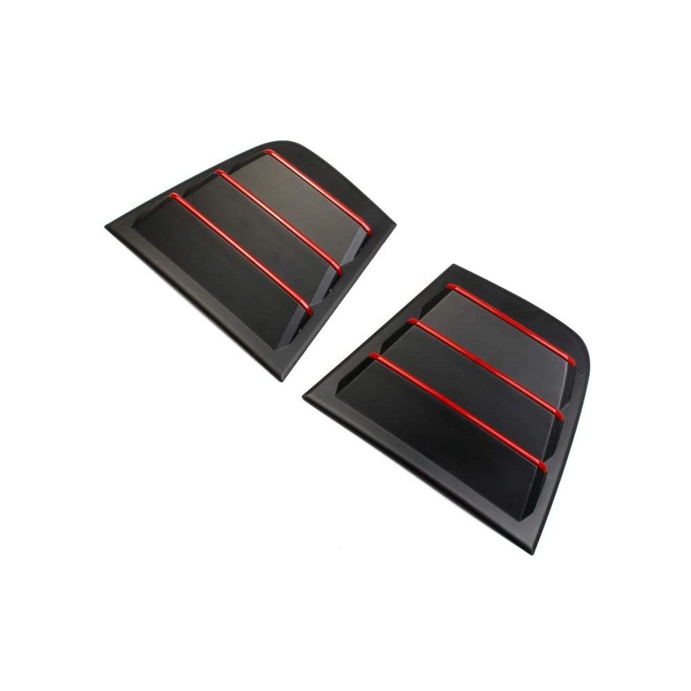 Side Window Louvers Air Vent Scoop Shades Cover Blinds Trim For Dodge Charger