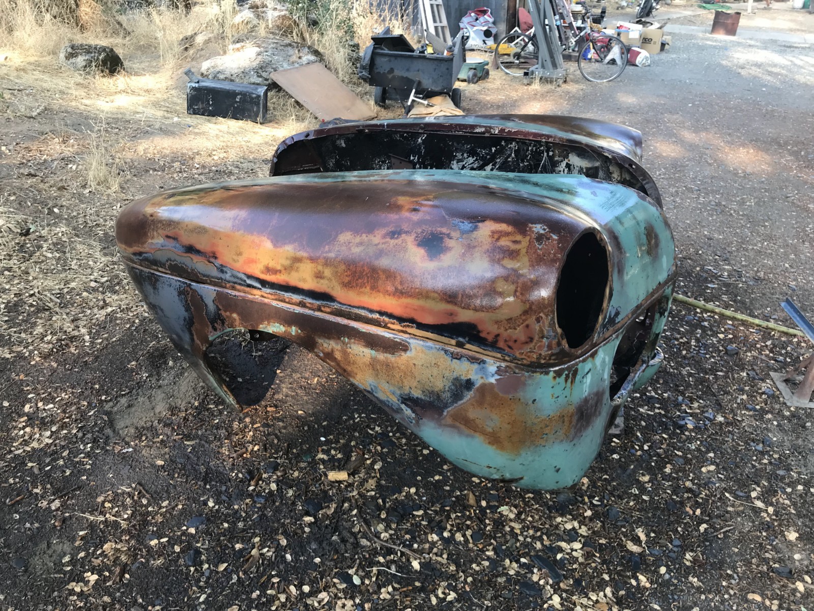 1941 Ford Complete Front Clip In Solid Original State Willing To Partout Lmk.