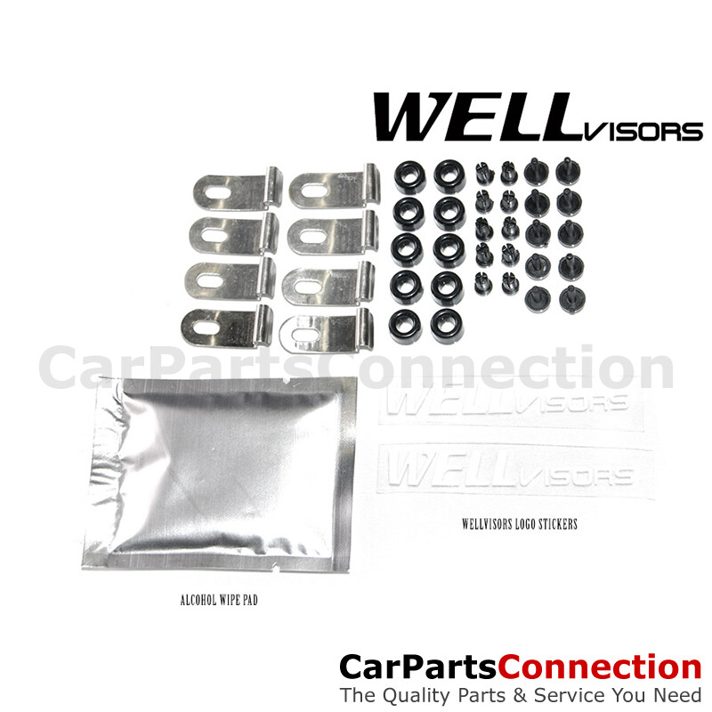 WellVisors Window Side Visor 1998-2007 For Toyota Land Cruiser Side Deflectors